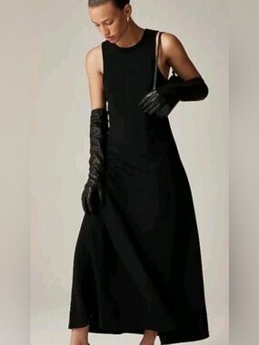 J Crew A- line dress in Drapey Crepe-NWT